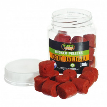 Пеллетс насадочный Технокарп Hooker Pellets 180g 20mm Krill Halibud