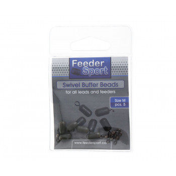 Фидерная бусина с вертлюгом Feeder Sport Swivel Buffer Beads M