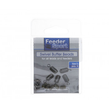 Фідерна намистина з вертлюгом Feeder Sport Swivel Buffer Beads S