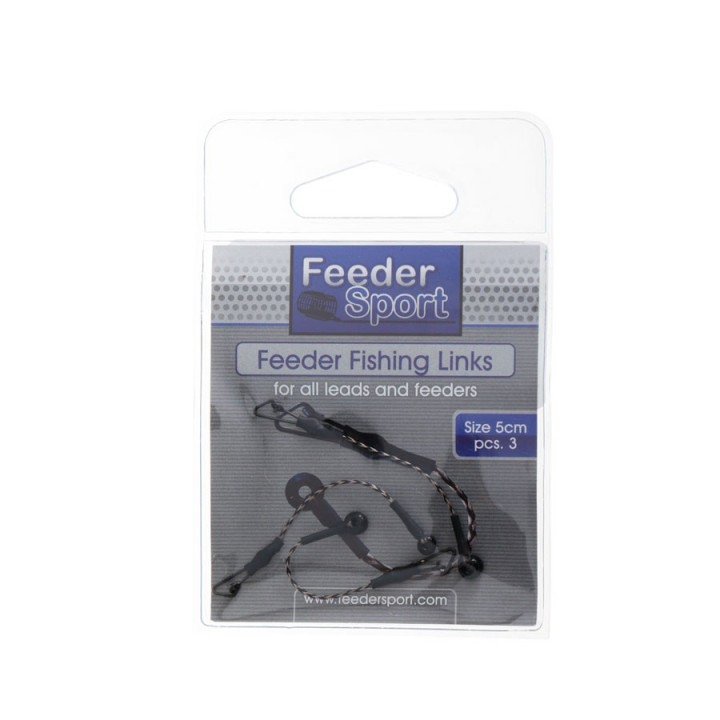 Фідерне відведення Feeder Sport Feeder Fishing Links 3шт. 5cm Чорний