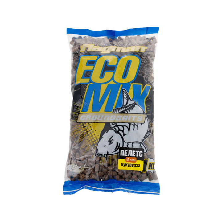 Пеллетс Flagman Eco Mix Кукурудза 8mm