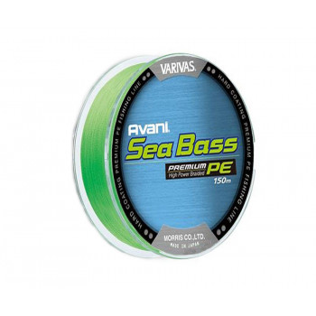 Шнур Varivas New Avani Sea Bass Premium PE Green 150m 0.205mm 11.1kg
