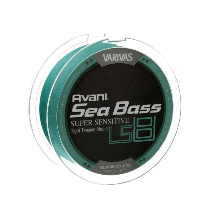 Шнур Varivas Avani Sea Bass Super Sensitive LS8 150m 0.165mm 8.9kg Green