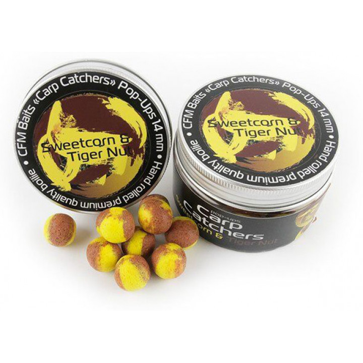 Бойлы Carp Catchers Pop-Up Sweetcorn&Tiger Nut 14mm
