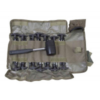 Набір кілочків для кріплення намету Avid Carp Super Tough Bivvy Peg Mallet Set з молотком