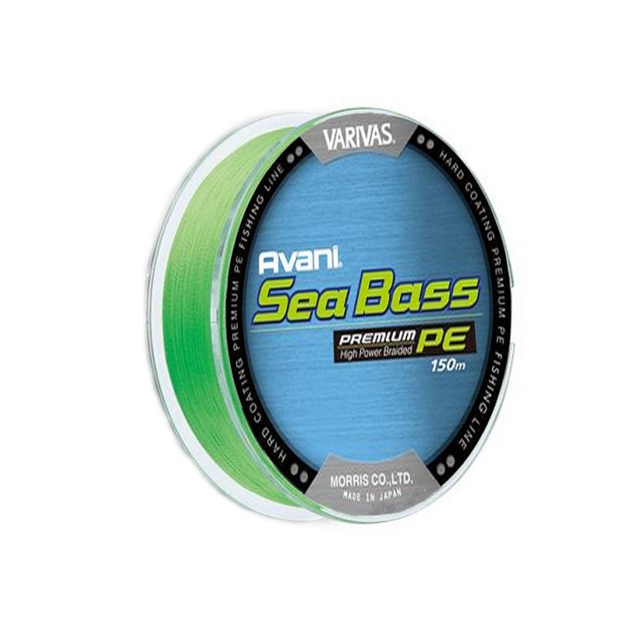 Шнур Varivas New Avani Sea Bass Premium PE Green 150m 0.165mm 7.9kg