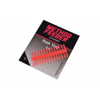 Стопор-морковка Winner Method Feeder Push Stop красный, 28шт/уп