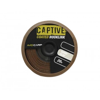 Поводковий матеріал Avid Carp Captive Coated Hooklink Sand/Clay 25lb