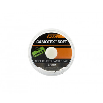 Поводковый материал в оплетке FOX Camotex Soft 20lb