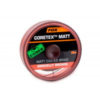 Поводковий матеріал Fox Matt Coretex 20m 20lb Gravelly Brown