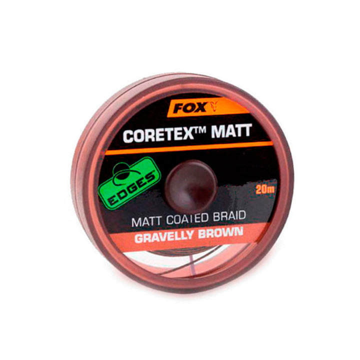 Поводковый материал Fox Matt Coretex 20m 20lb Gravelly Brown