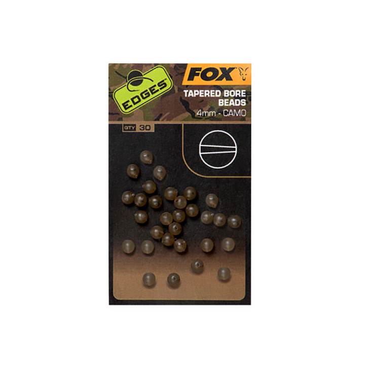 Бисер Fox Edges Camo Tapered Bore Bead 4mm