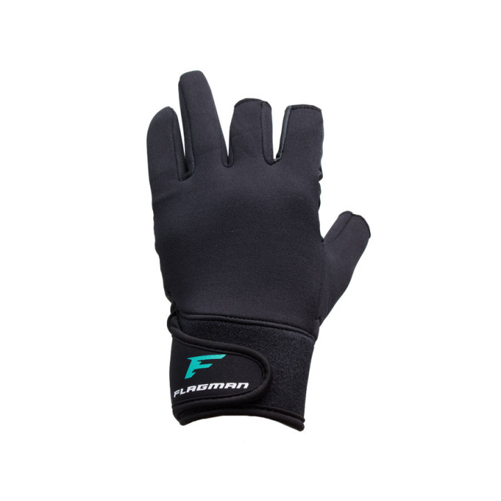 Рукавички спінінгіста Flagman Fishing Gloves Titanium Coated XL