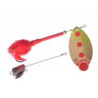Блесна Mepps Lusox Fluo Hot Chartreuse/Gold 16g