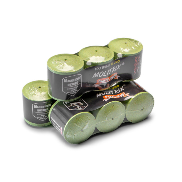 Технопланктон Molitrix Extreame FLURO 3x60g 1-4ч Топлёное молоко