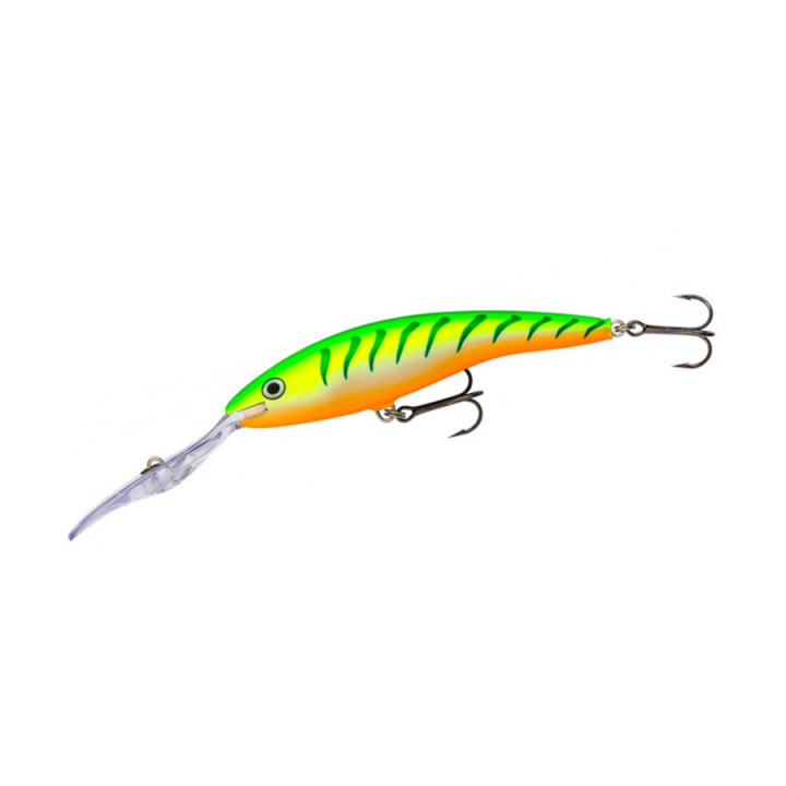 Воблер Rapala Deep Tail Dancer 42g 12cm 12m Плаваючий Green Tiger UV