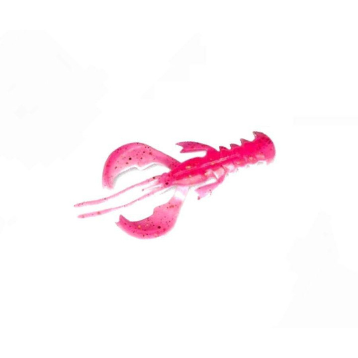 Рак Crazy Fish Nimble 4" 100mm 9шт. Розовый 9d