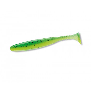 Віброхвіст DAIWA TN D'FIN 100mm 7шт. UV Chartreuse Tiger