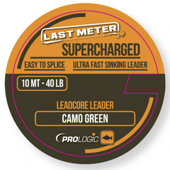 Лідкор Prologic Supercharged Leadcore Leader 10m 40lbs Camo Green