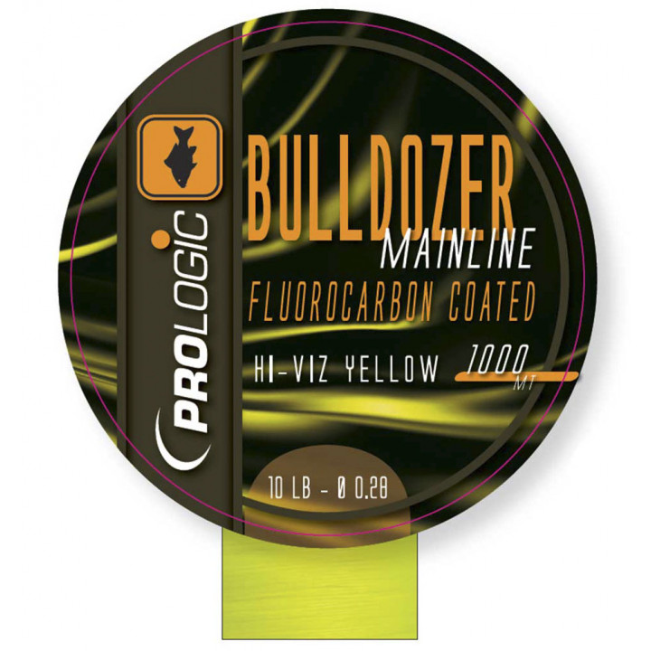 Лісочка Prologic Bulldozer FC Coated Mono Fluo 1000m 10lbs 0.28mm ц:yellow