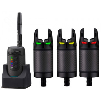 Набір сигналізаторів Prologic K3 Bite Alarm Set 3+1 (Green,Yellow,Red)