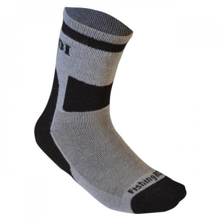 Шкарпетки FR Heat Control (вовна) чорно-сірі р.43-45 (66-43-45)