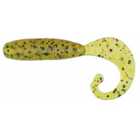 Силикон Reins FAT G TAIL GRUB 3" B61 Chart Pepper/Motoroil Red Gold