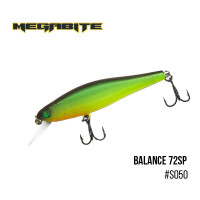 Воблер Megabite Balance 72 SP 72mm 6.9g до 1m S050