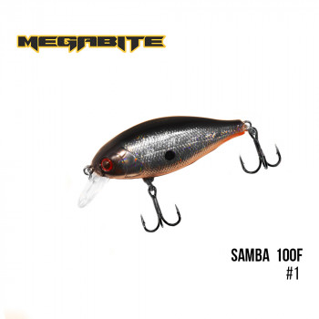 Воблер Megabite Samba 60мм 12.5g до 1м 1