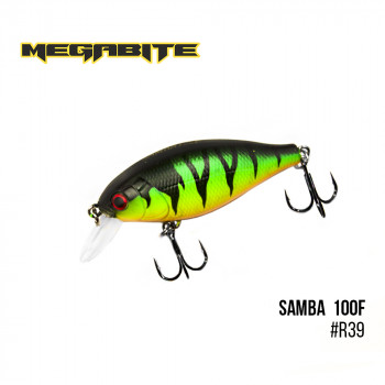 Воблер Megabite Samba 60мм 12.5g до 1м R39