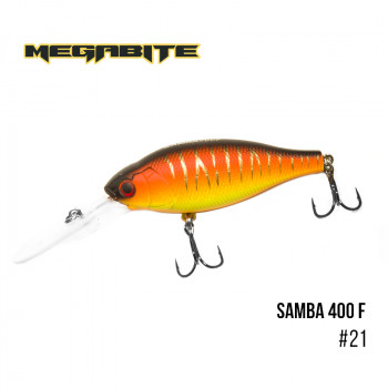 Воблер Megabite Samba 70mm 17.5g до 4m 21