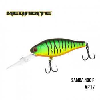 Воблер Megabite Samba 70mm 17.5g до 4m 217