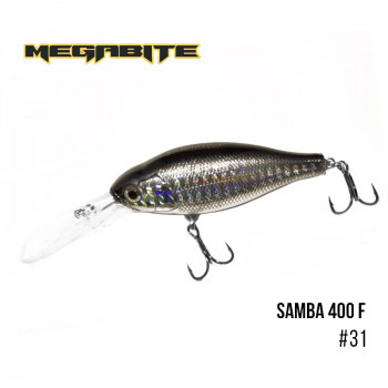 Воблер Megabite Samba 70mm 17.5g до 4m 31
