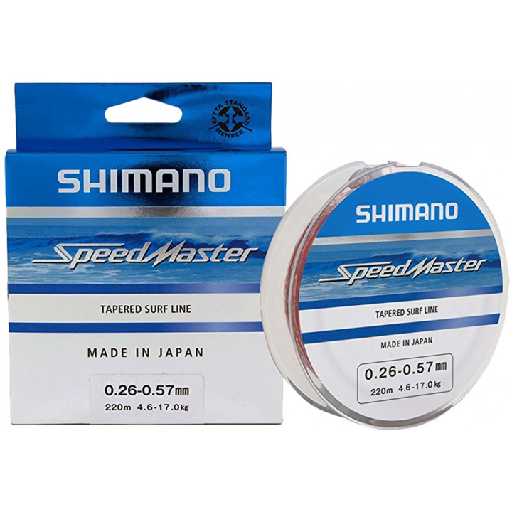 Лісочка Shimano Speedmaster Tapered Surf Line 220m 0.23-0.57mm 3.6-17.0kg