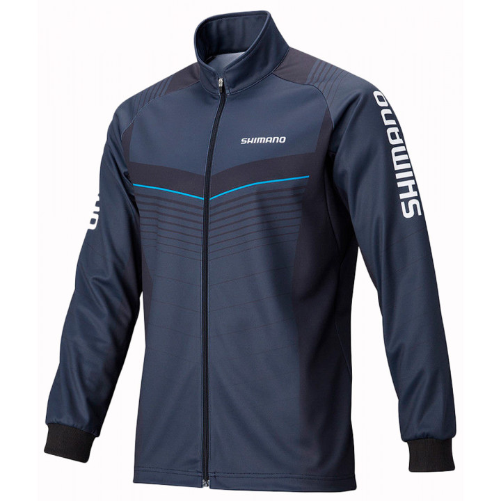 Сорочка Shimano Print Warm Shirt L ц:indigo