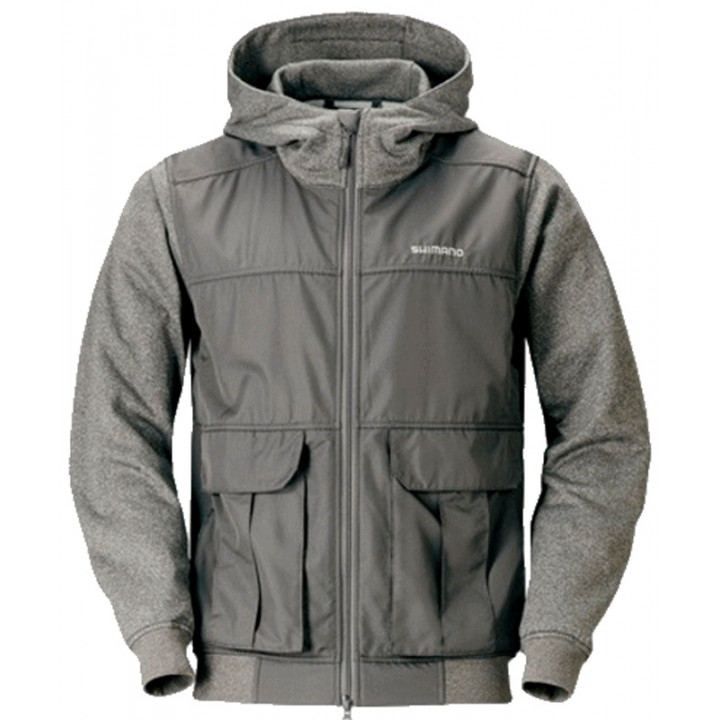 Реглан Shimano Lite Sweat Fullzip Parka L ц:tungsten