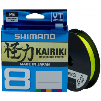 Шнур Shimano Kairiki 8 PE (Yellow) 150м 0.06мм 5.3kg