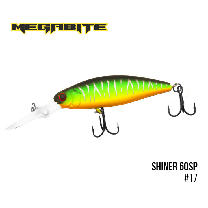 Воблер Megabite Shiner 60 SP 60mm 7.5g до 2.5m 17