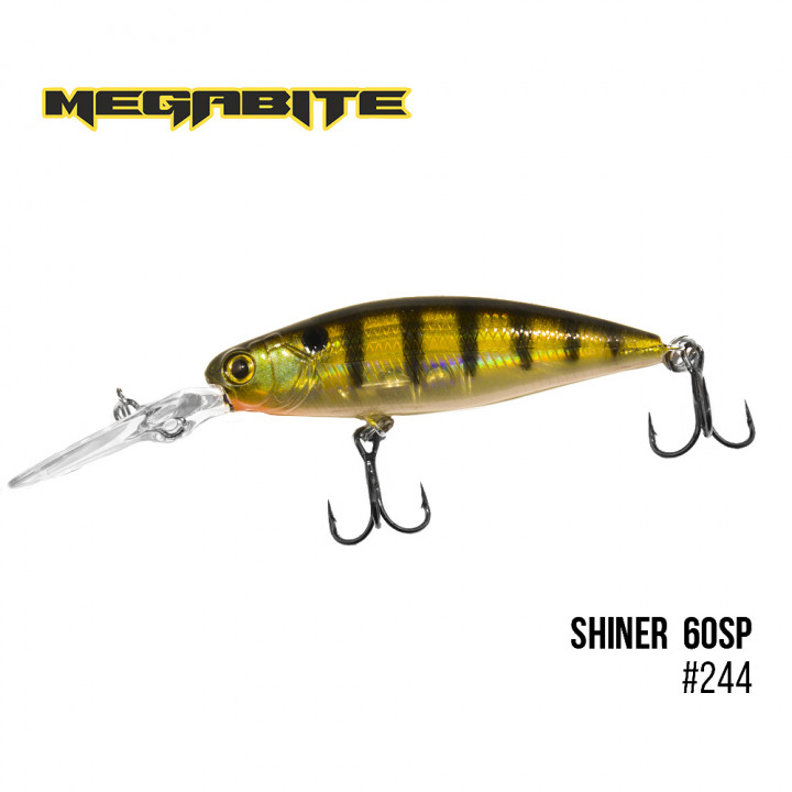 Воблер Megabite Shiner 60 SP 60mm 7.5g до 2.5m 244