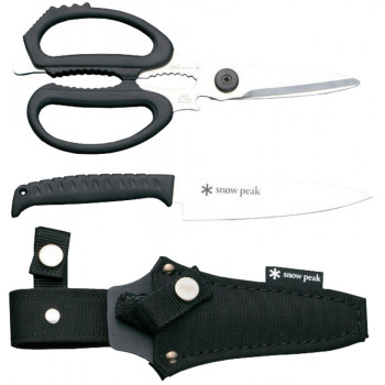 Набір Snow Peak GK-100 Kitchen Scissors Set ножиці+ ніж