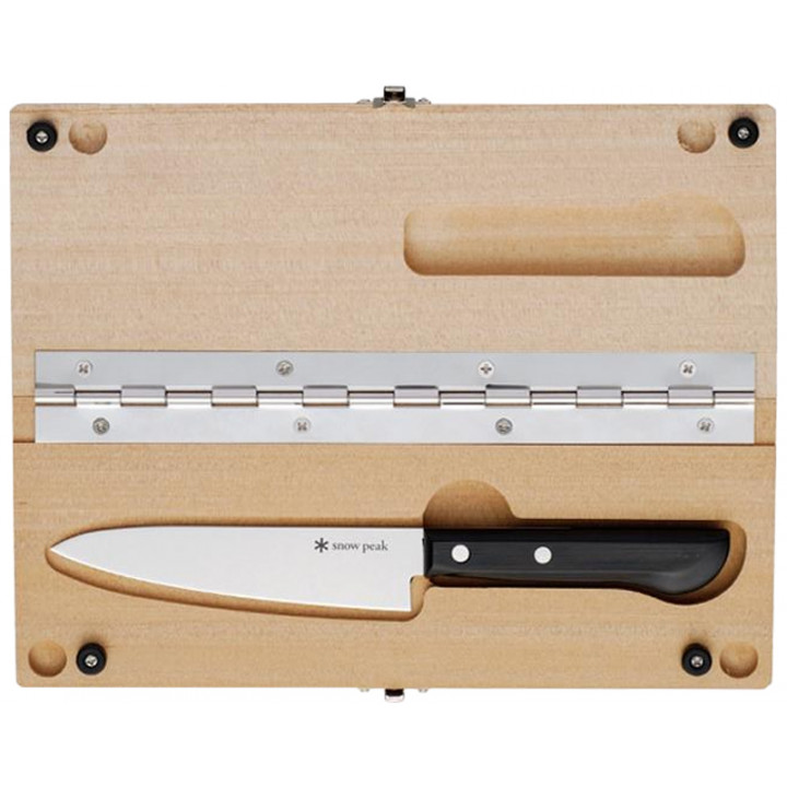 Ніж кух. Snow Peak CS-207 Cutting Board Set M + обробна дошка