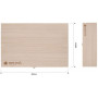 Нож кух. Snow Peak CS-208 Cutting Board Set L + разделочная доска