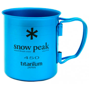 Кружка Snow Peak Ti-Single 450 Cup 450ml ц:blue