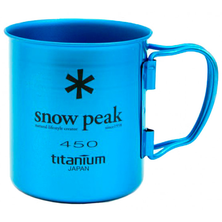Кухоль Snow Peak Ti-Single 450 Cup 450ml ц:blue