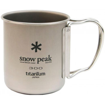 Кухоль Snow Peak MG-042FHR Titanium Single Wall Cup 300ml