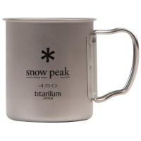 Кружка Snow Peak MG-043R Titanium Single Wall Cup 450ml