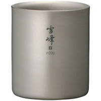 Кружка Snow Peak TW-124 Titanium Double Wall Stacking Mug 200ml
