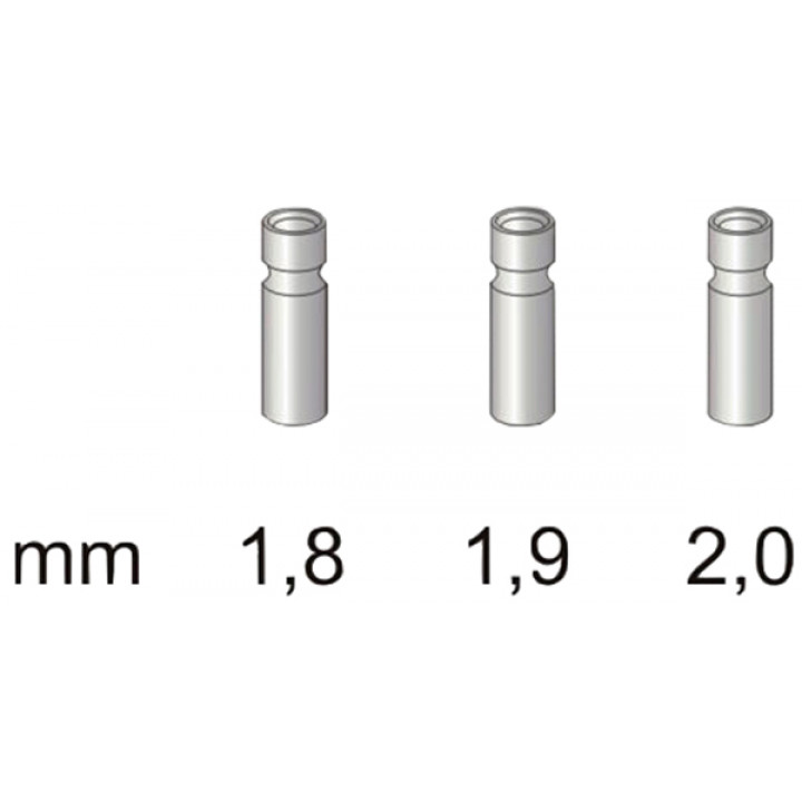 Втулка для гумки Stonfo 3 Metal Tip Guides 1.8мм
