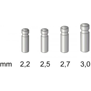 Втулка для резинки Stonfo 4 Metal Tip Guides 2.5мм