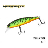 Воблер Megabite Stream 70 SP 70mm 6.4g до 0.8m 217